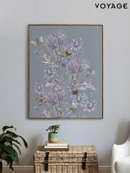 Voyage Stone Elysium Storm Framed Canvas (604379) | £250
