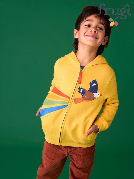 Yellow - Frugi Blaire Hoodie