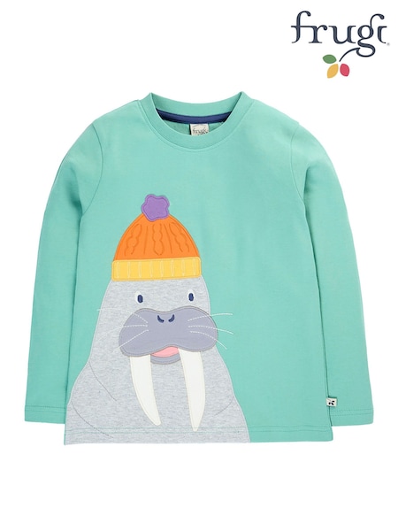 Blue - Frugi Adventure Circular Top