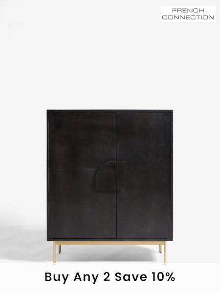 French Connection Black Mango Wood Kaala Sideboard (605175) | £875