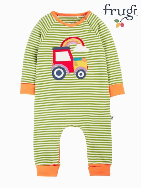 Green - Frugi Rowan Romper