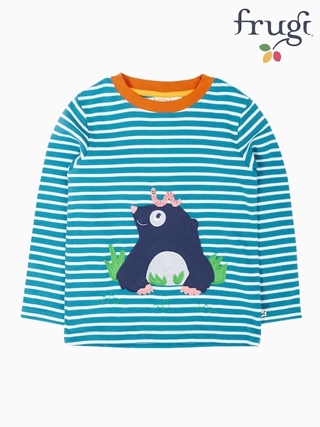 Blue - Frugi Discovery Circular Top