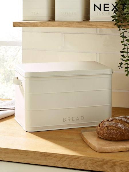 Off White Bowden Bread Bin (607663) | £30