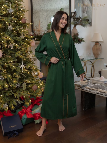 Green - Fable And Eve Long Dressing Gown