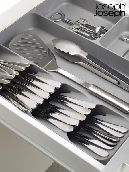 Joseph Joseph Grey DrawerStore Cutlery Utensil Gadget Organiser (608494) | £11.88