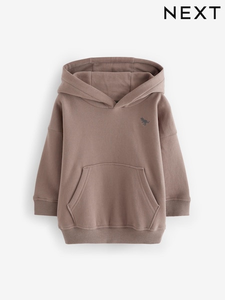 Mink Brown Long Sleeve Soft Touch Hoodie (3mths-7yrs) (608693) | £12 - £16