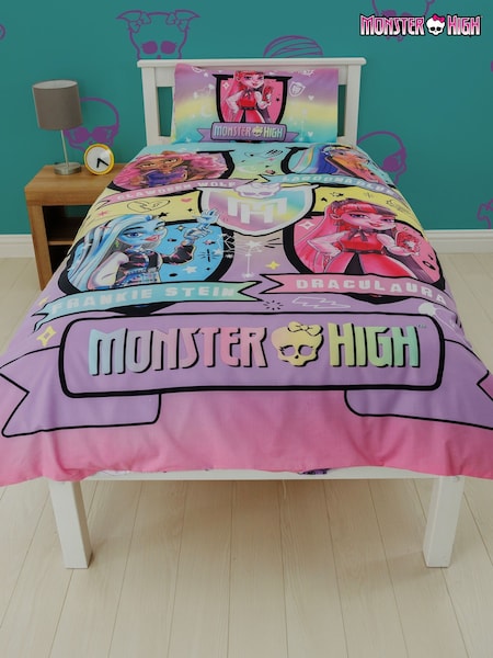 Monster High Single Duvet Cover And Pillowcase Set