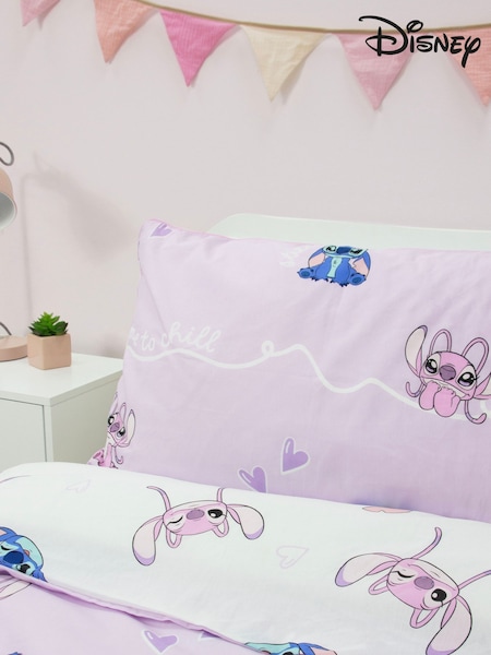 Disney Stitch Single Reversible Duvet Cover And Pillowcase Set