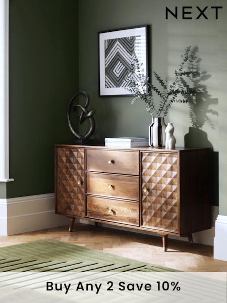 Dark Lloyd Mango Wood Large Sideboard (609490) | £899
