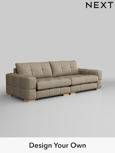 Monza Faux Leather Easy Clean/Mink Brown Brooke Deep Sit (610475) | £1,825