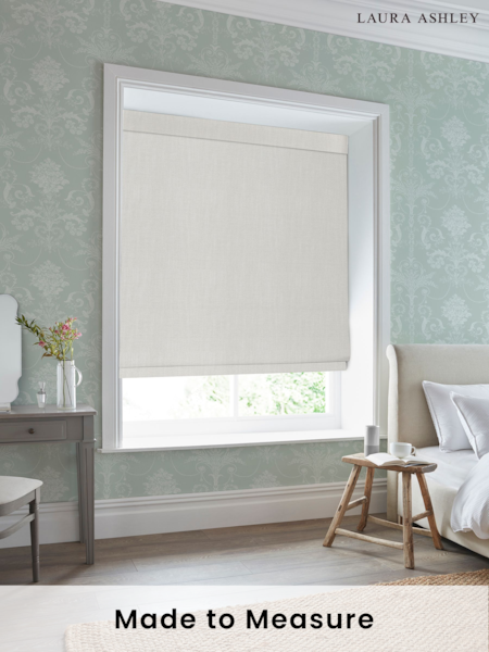 Laura Ashley Grey Swanson Made to Measure Roman Blind (610564) | £84