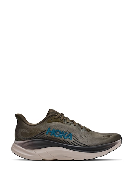 Stone Grey - Regular Hoka Clifton Trainers