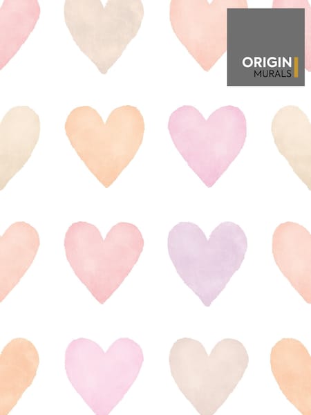 Origin Murals Colour My Heart Repeatable 2.8m Wall Mural