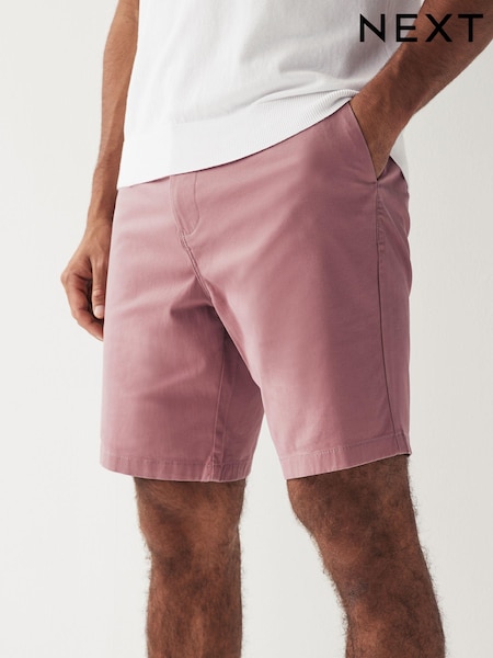 Pink Slim Fit Stretch Chinos Shorts (613127) | £20