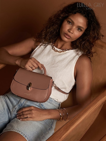 Pink - Luella Grey Delia Top Handle Cross-body