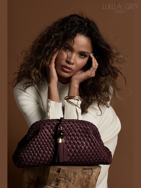 Purple - Indigo Oversized Clutch
