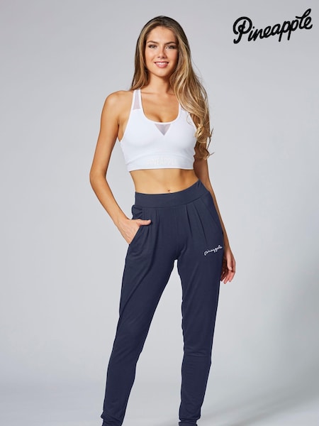 Pineapple Grey Viscose Relaxed Fit Jersey Joggers (614958) | £28