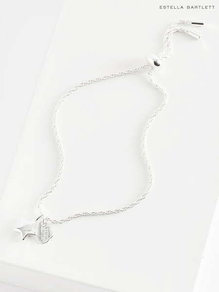 Estella Bartlett Silver Cushion Star Amelia Bracelet (614998) | £22