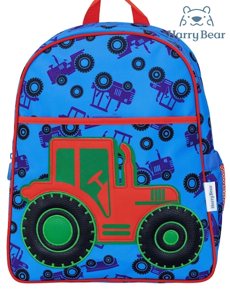 Harry Bear Blue Tractor Transport Backpack (615004) | £22