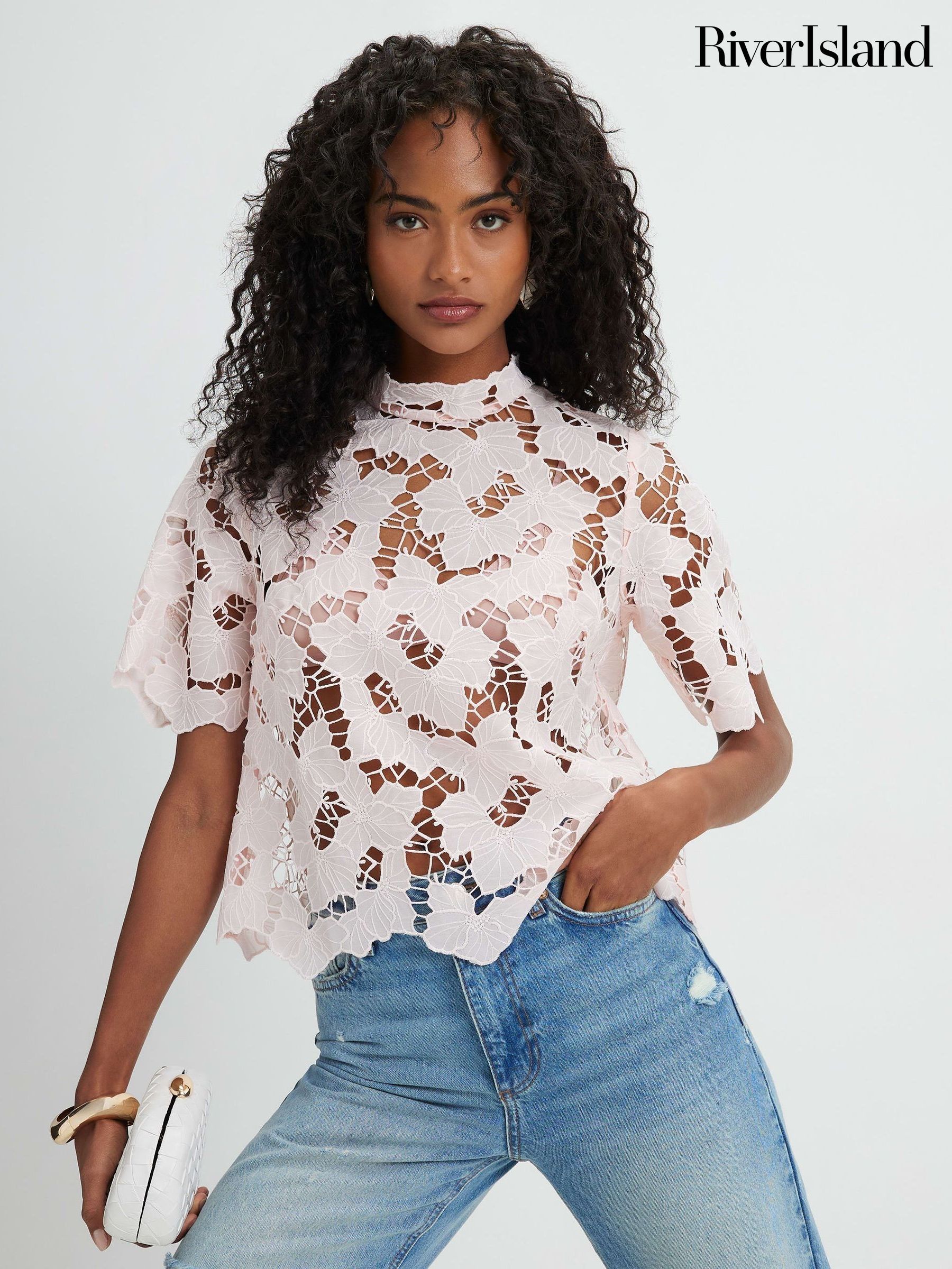 High Neck Blouses for Women | Next Official Site