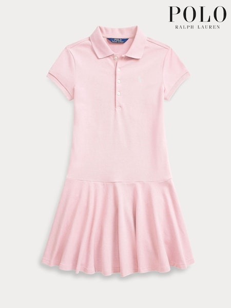 Pink - Polo Ralph Lauren Stretch Pique Polo Dress