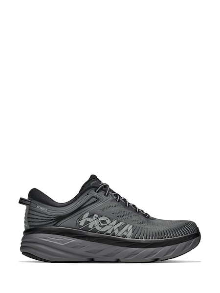 Grey - Regular Hoka Bondi 7 Trainers