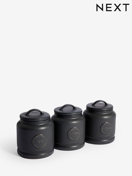 Black Country Badge Set of 3 Storage Jars (618675) | £36