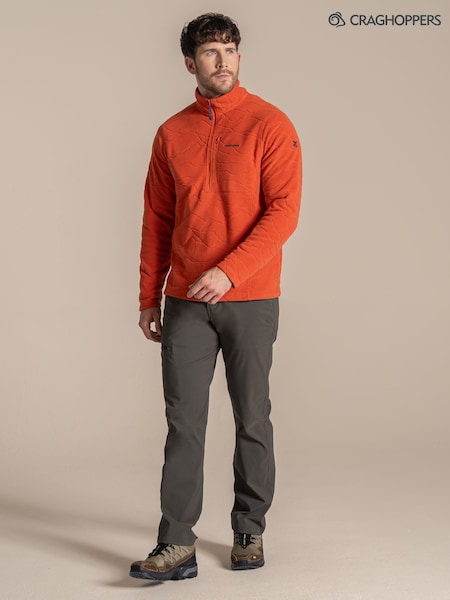 Orange - Regular Craghoppers Bartsia Half Zip Fleece