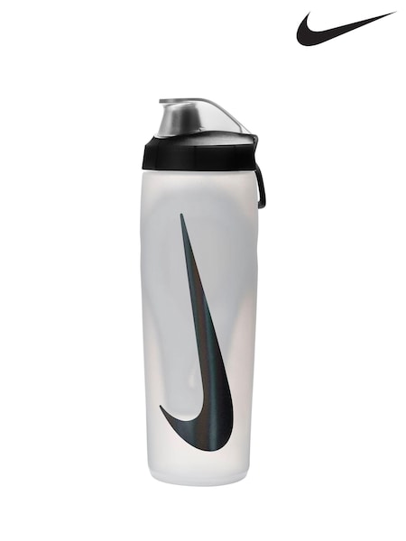 Nike Black/White Refuel Locking Lid 710ml Water Bottle (619972) | £18