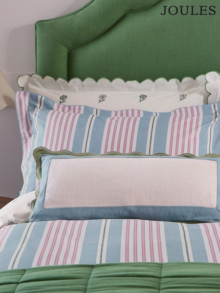 Joules Come Rain Or Shine Scallop Cushion