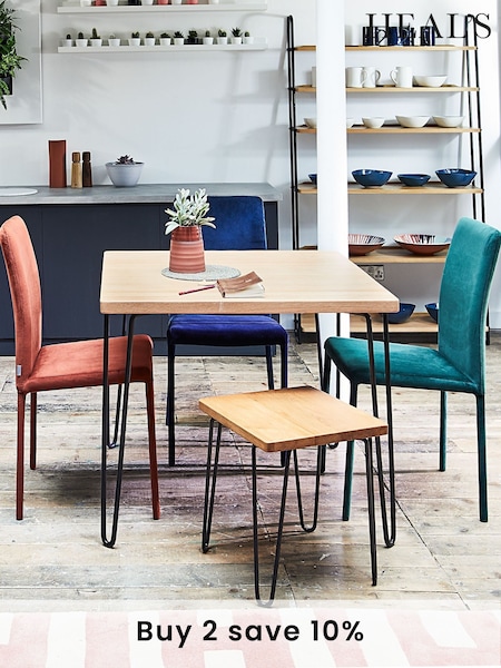 HEAL'S Brown Brunel Square Dining Table (620574) | £480