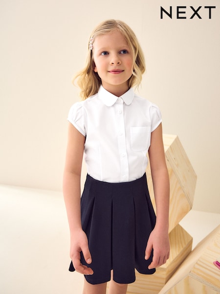 White Puff Sleeve School Blouse (3-16yrs) (621028) | £5 - £10