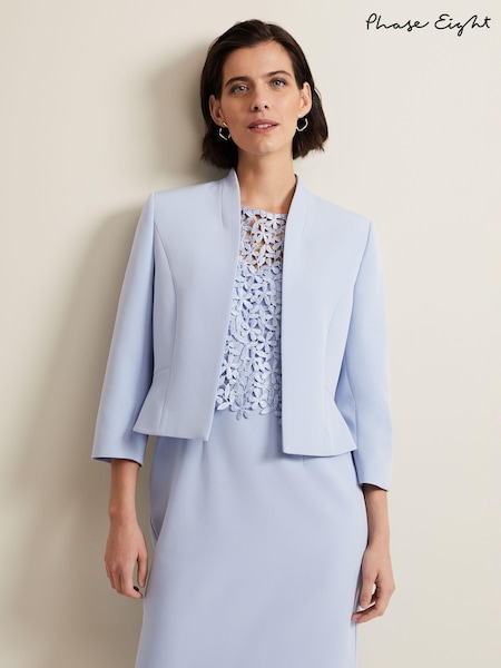Phase Eight Blue Petite Daisy Peplum Jacket (622014) | £129