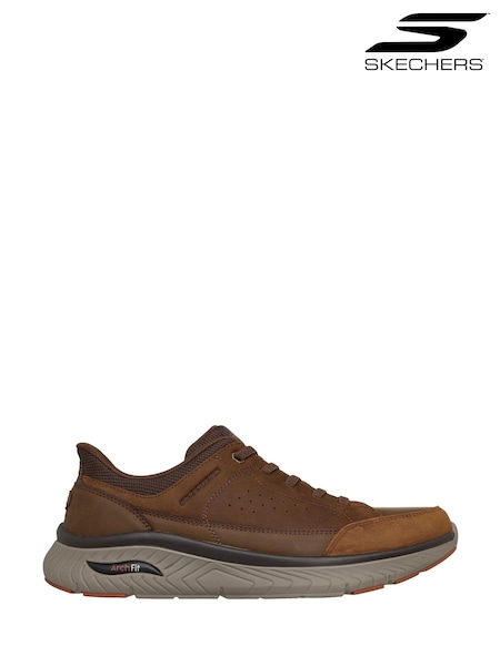 Brown - Regular Skechers Arch Fit Crosser Felix Casual Shoes