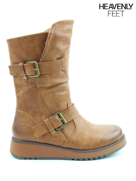 Heavenly Feet Ladies Vegan Friendly Mid Boots (622904) | £60