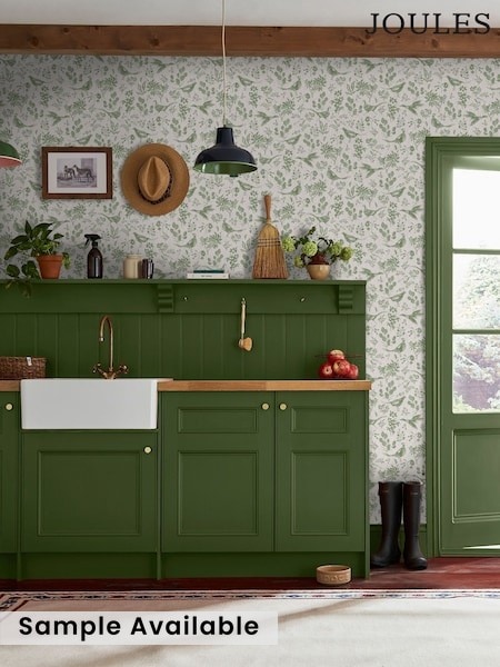 Joules Pheasant Print 10m Wallpaper