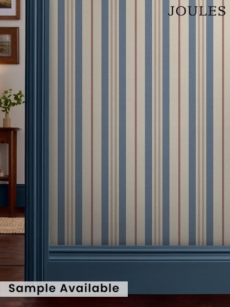 Joules Grove Stripe Wallpaper 10m