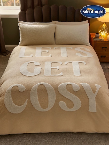Silentnight Cream Let's Get Cosy Duvet Cover Set (623023) | £30 - £40