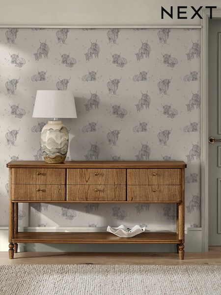Hamish Highland Cow 10m Wallpaper