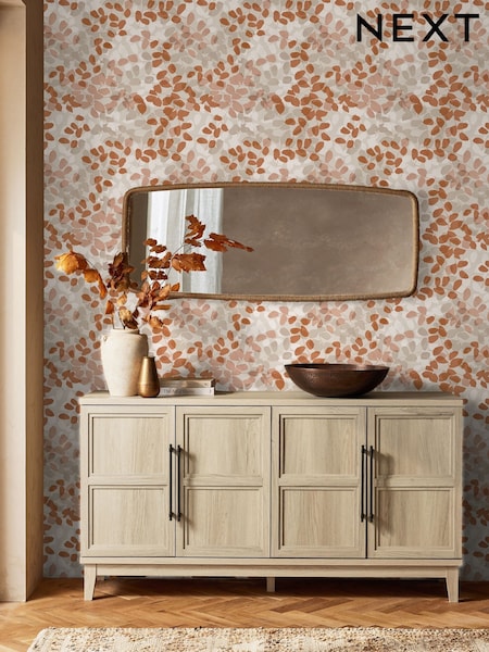 Ochre Forest Floor 10m Wallpaper