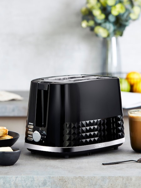 Tower Black Solitaire 2 Slice Toaster (625480) | £30