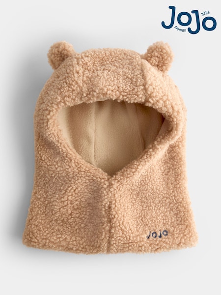 Natural - Jojo Maman Bébé Bear Borg Balaclava Hat