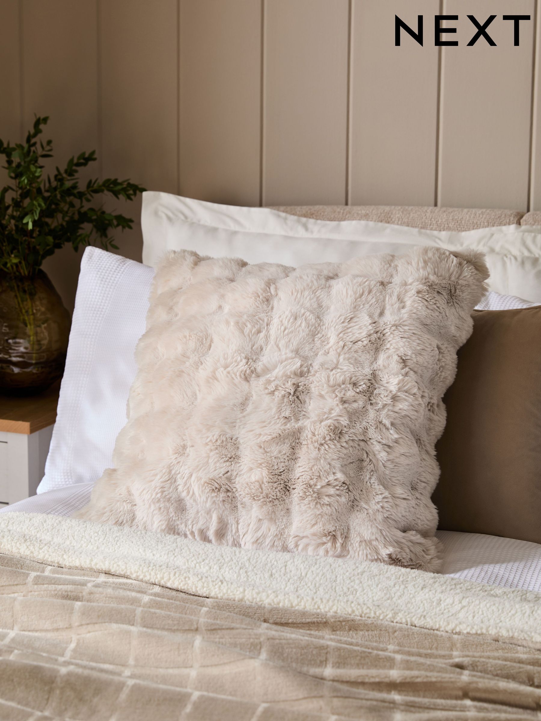 Faux Fur Cushions Fluffy Cushions Next UK