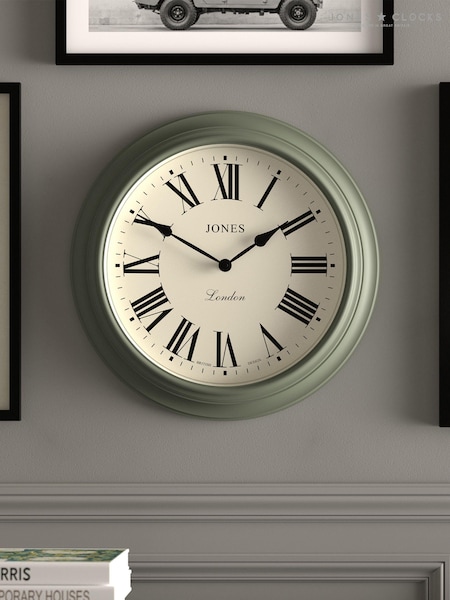 Jones Clocks Green A Classic Wall Clock (626407) | £50