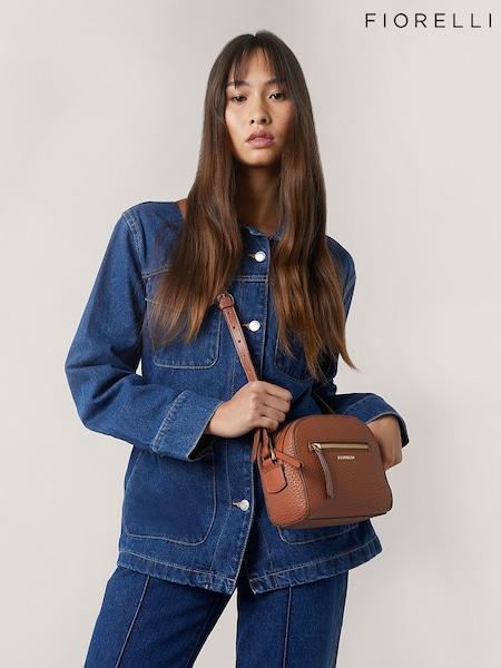 Fiorelli Natural	Anouk Casual Grain Crossbody Bag (627026) | £55