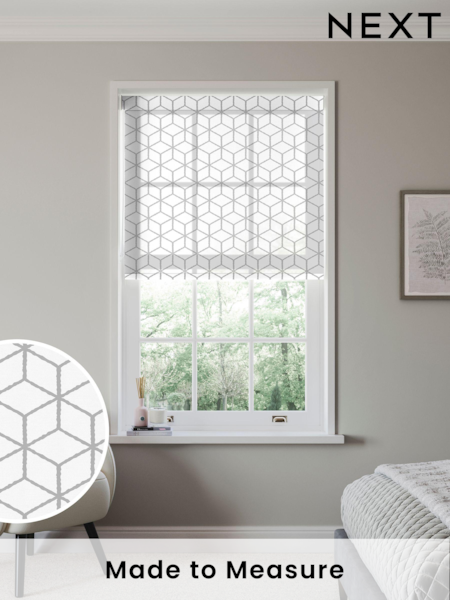 Charcoal Grey Scent Sheer Made to Measure Roller Blind (627476) | £57