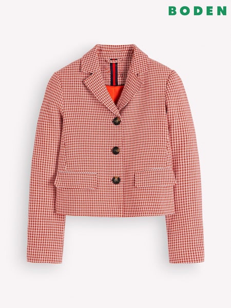 Pink - Boden Dartmouth Cotton Blazer