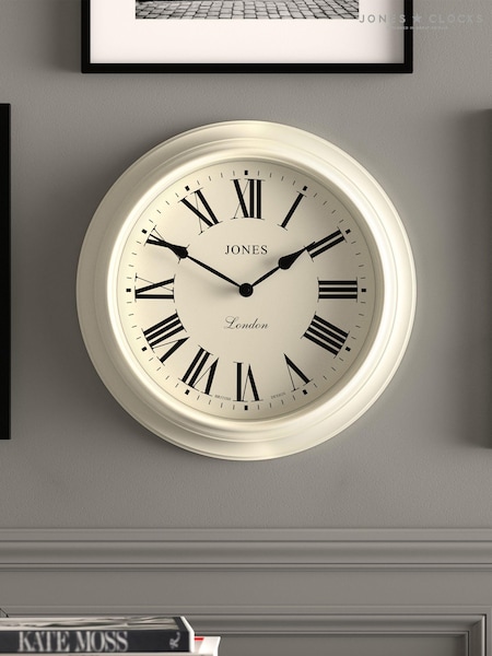 Jones Clocks Grey A Classic Wall Clock (628182) | £50