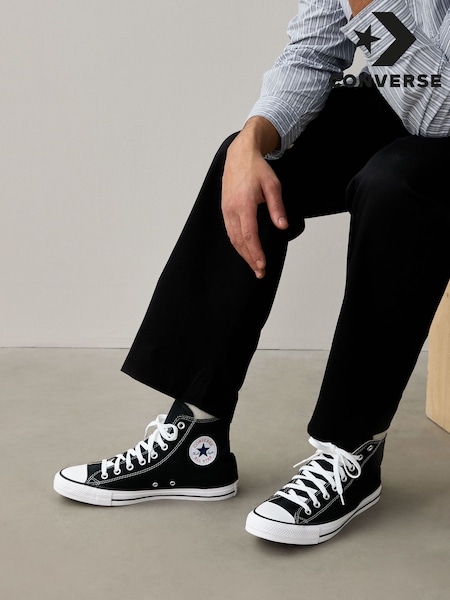 Converse Black Chuck Taylor All Star High Trainers (628522) | £65