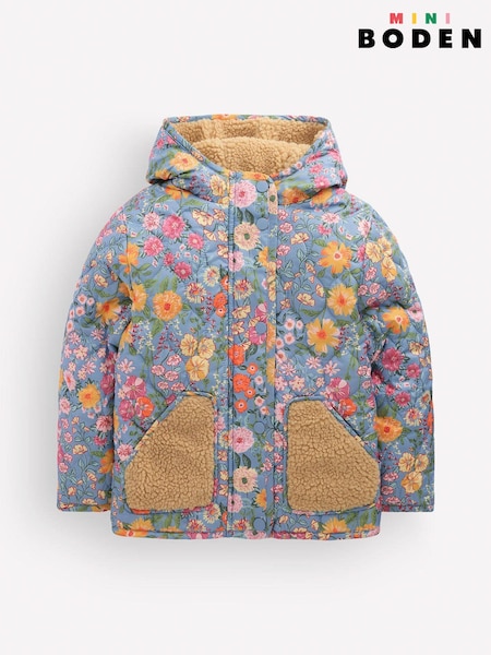 Blue - Boden Borg Padded Jacket